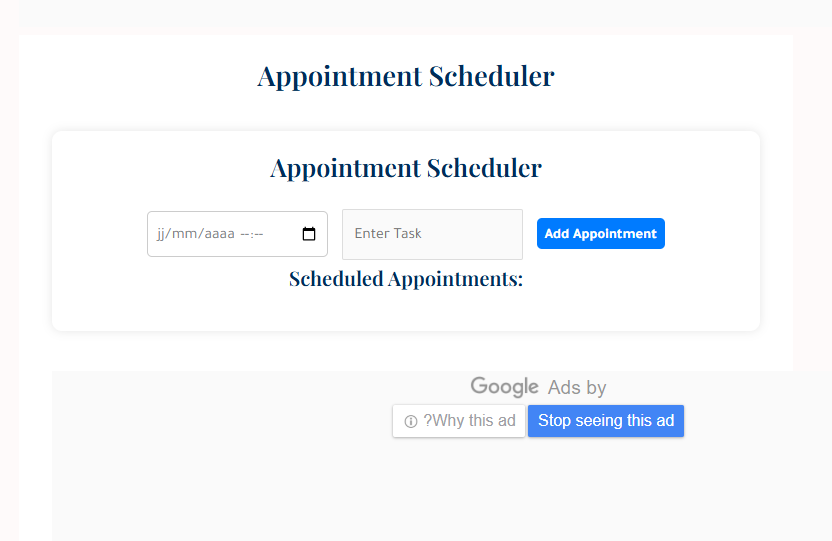 Appointment Scheduler