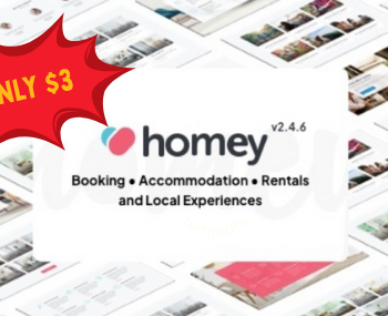 Homey - Booking  WordPress Theme
